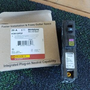 New Square D Homeline 20 Amp HOM120PDF